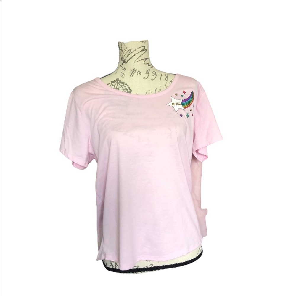 Pj Couture Kids Tee Large Pink